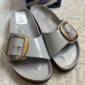 Madrid Big Buckle Birkenstock new never worn with box